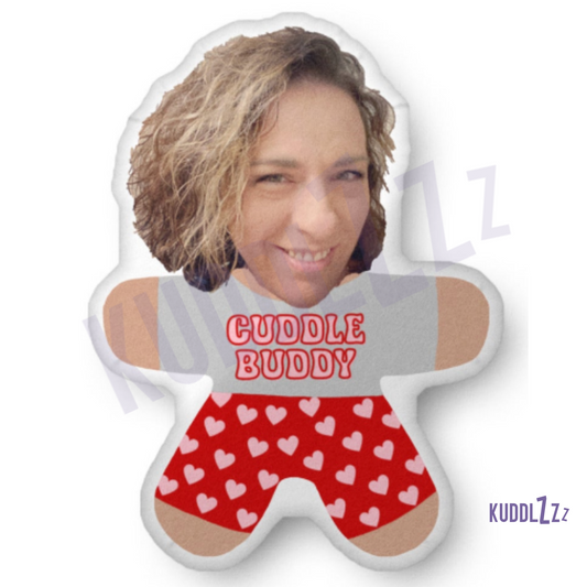 Cuddle Buddy Red Face Pillow